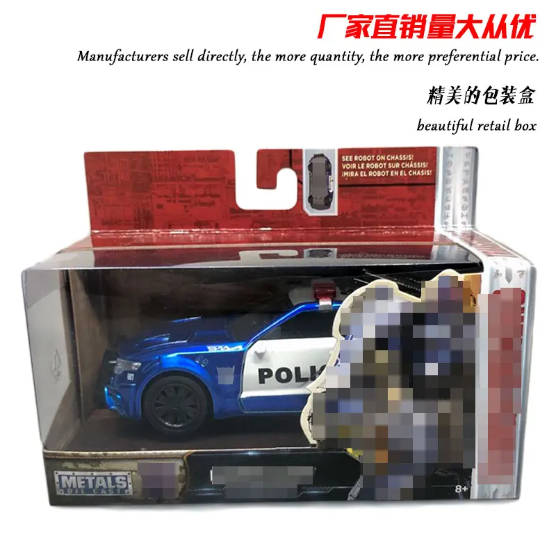 FORD POLICE CAR JADA 1/32 масштаб Плимут GTX, тойота Супра, ниссан R34, Dodge зарядное устройство, HONDA S2000, Mitsubishi Eclipse литая металлическая модель автомобиля игрушка - Цвет: FORD POLICE CAR