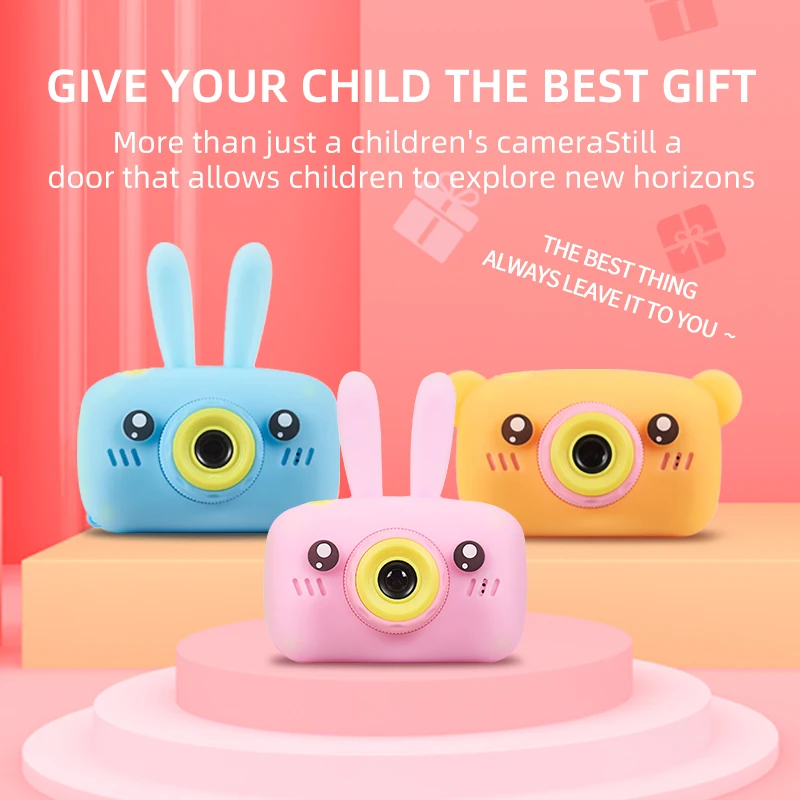 Цифровая мини камера для детей 2 0 дюймовый IPS экран Детская видеокамера