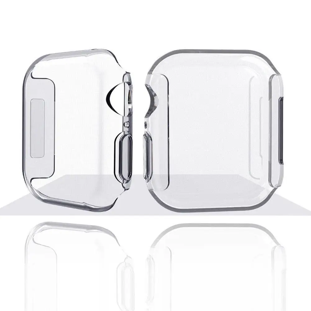 Kuulee чехол для смарт часов 40 мм 44 Apple Watch Series 4 TPU Тонкий прозрачный силиконовый