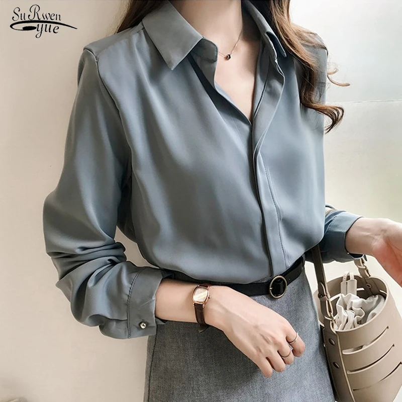 Blusas Mujer 2021 осень новая женская одежда с длинным рукавом размера плюс плотная