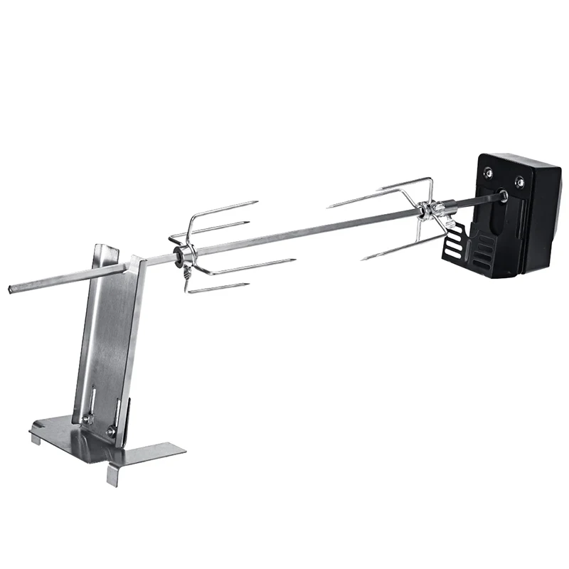 

Stainless Steel BBQ Grill Roaster Rod Camping Charcoal Barbecue Grill Rack Kits Rotisserie Parts BBQ Accessories