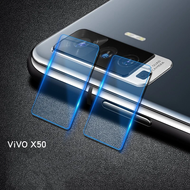 Защитная пленка для объектива камеры VIVO X50 Pro Plus закаленное стекло 2 шт. - купить по