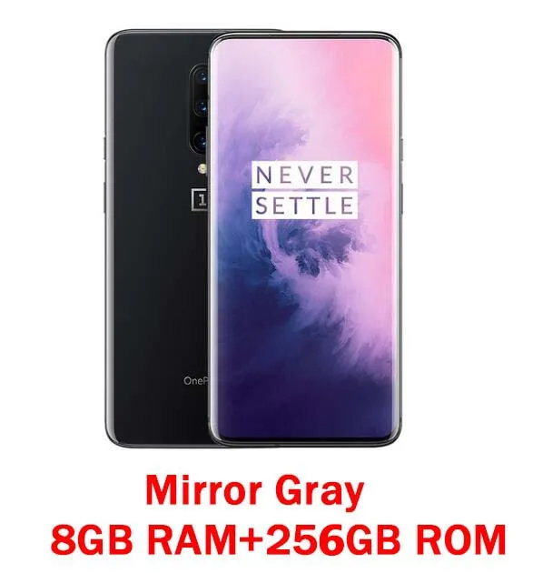 8G 256G black Мобильный телефон Oneplus 7 Pro с глобальной прошивкой, 6,67 дюймов, 4000 мАч, Android 9, Snapdragon 855, 6 ГБ ОЗУ, 128 Гб ПЗУ, смартфон - Цвет: 8G 256G black