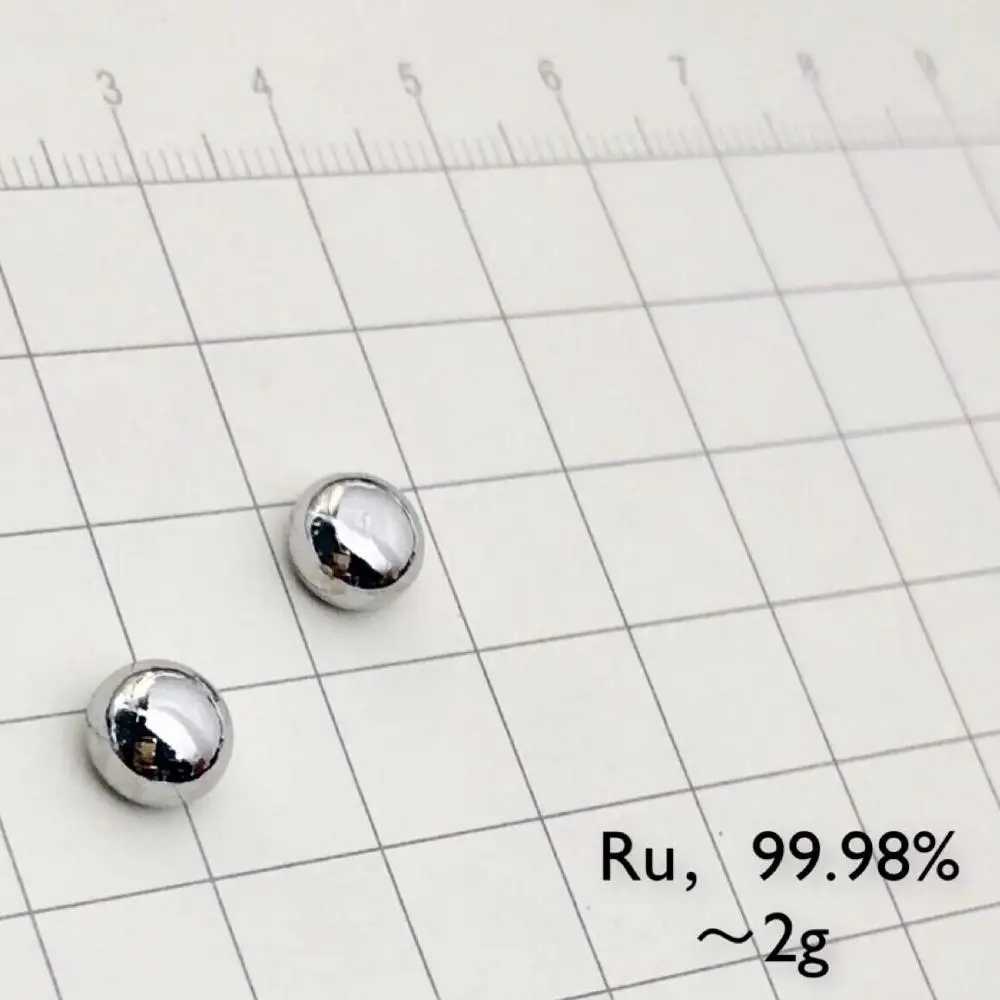 

Большая распродажа! Рутений металлические бусины 2 г гранулы Ru 99.98% образец рутения