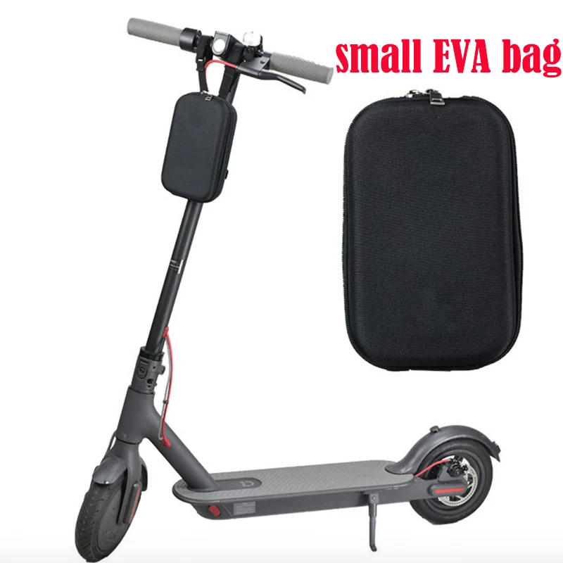small EVA bag Сумка на голову для скутера, водонепроницаемая, для Xiaomi Mijia M365, Электрический скутер, Ninebot, ES1, ES2, зарядное устройство, батарея, сумка для бутылки - Цвет: small EVA bag