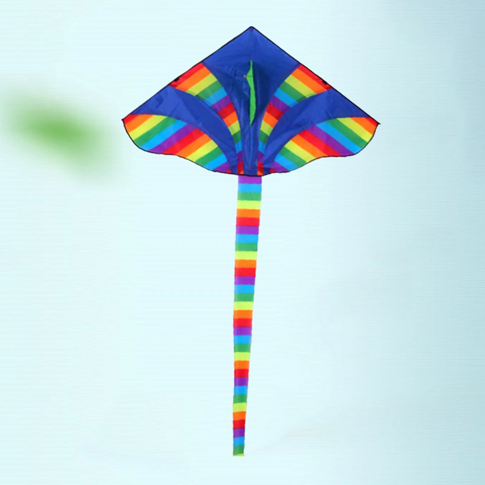 

Лёгкость полёта парит высокое бумажный змей с радугой для Дети с удовольствием проводите время с детьми