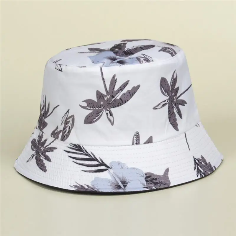 

LDSLYJR Cotton Coconut trees print Bucket Hat Fisherman Hat outdoor travel hat Sun Cap Hats for Men and Women 450