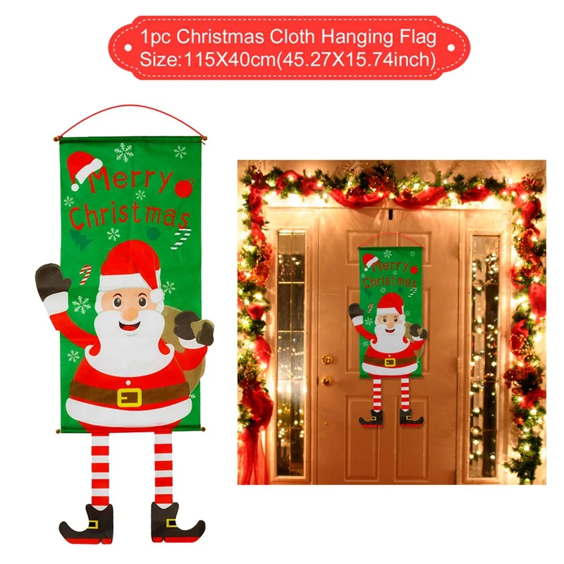 Christmas 3 FENGRISE Рождественское украшение для окна дома рождественские наклейки декор Рождественские украшения Рождественские подарки год - Цвет: Christmas 3