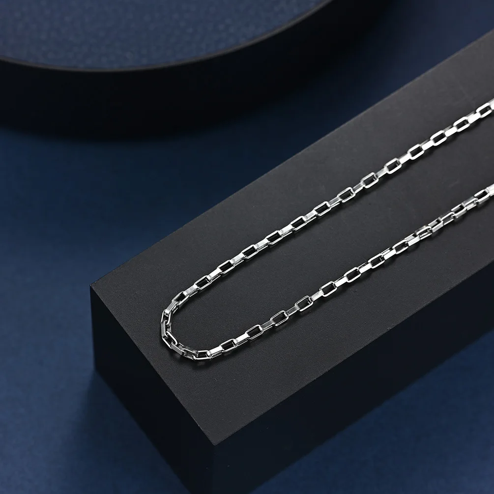 

Hip Hop Trendy Men Necklace Simple Stainless Steel Casual Thick Chain Fashion High Quality Exquisite Gift Jewelry