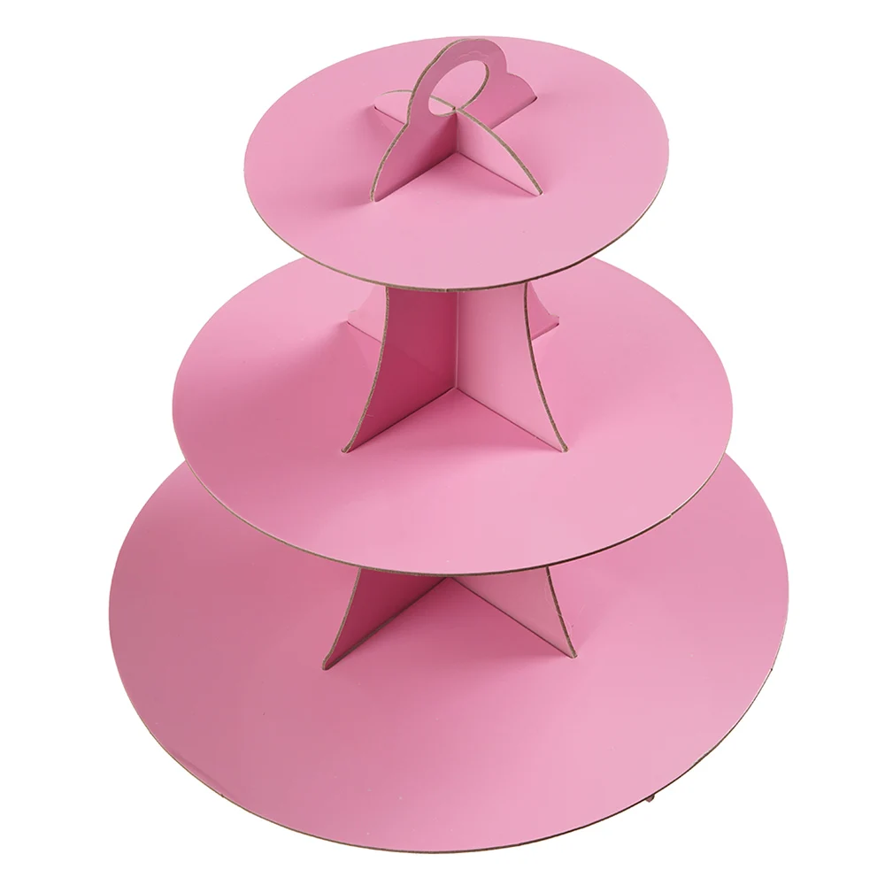 

3 Tier Party Tableware Cake Stand Afternoon Tea Wedding Plates Baby shower Bakeware Cake Shop Three Layer Cake Rack Sweets Tray