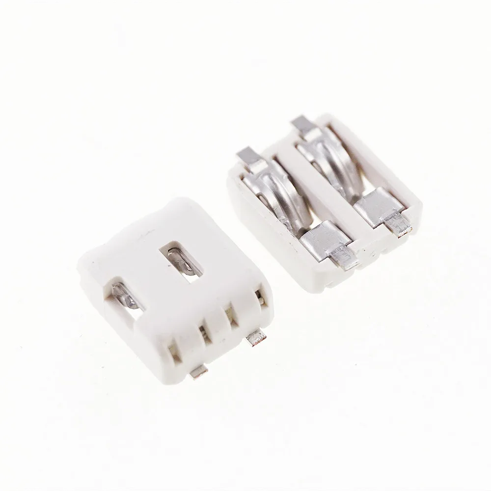 20pcs 2 Pin SMD PCB Terminal Block 3.0 mm Pitch Ways 26 to 22 AWG Clamp Push Wire Tin Plated 3A 250V Rating Board |