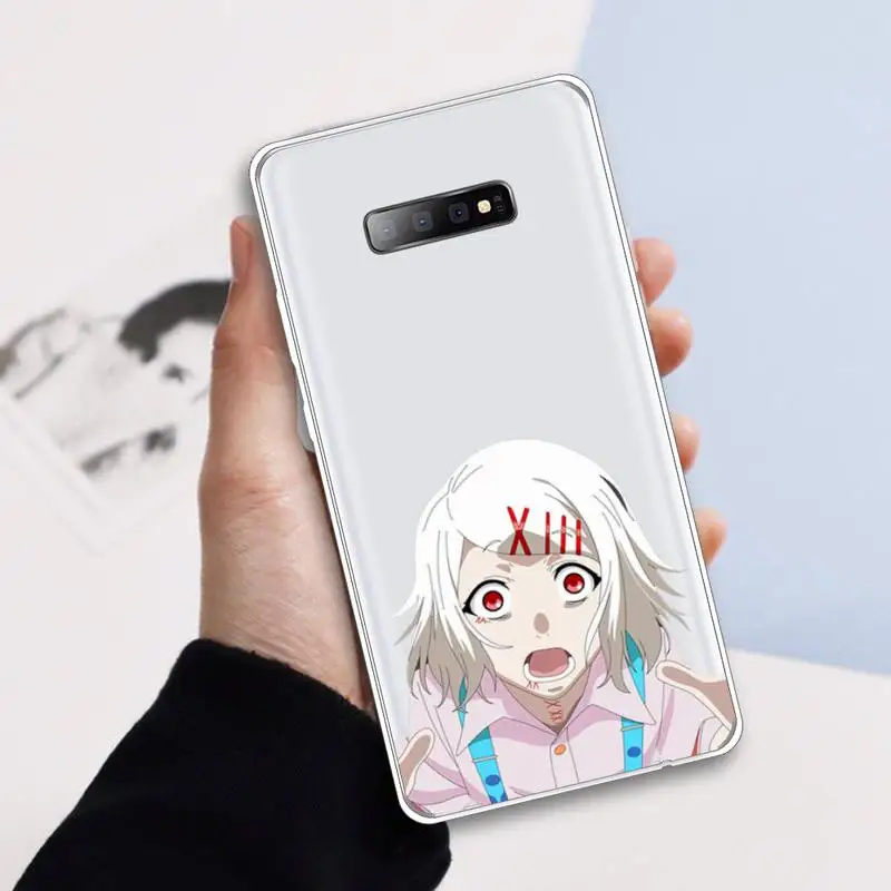 

Juzo Suzuya Tokyo Ghouls anime high quality Phone Case shell Transparent For Samsung Galaxy A 71 21s S note 8 9 10 plus 20 ultra