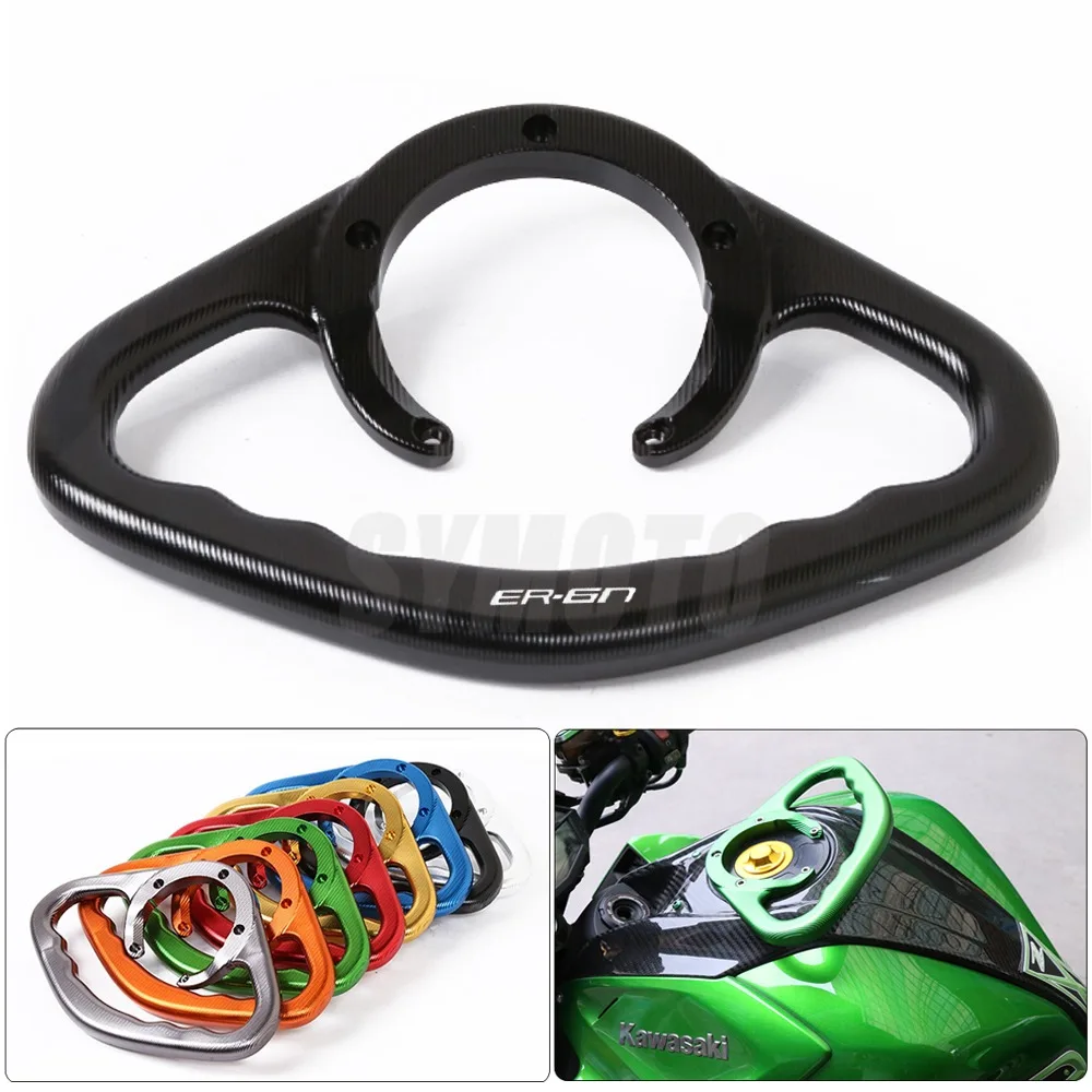 Для KAWASAKI ER 6N 6F 2006 14 ER6N ER6F Мотоцикл с ЧПУ пассажирские рукоятки рукоятка Танк