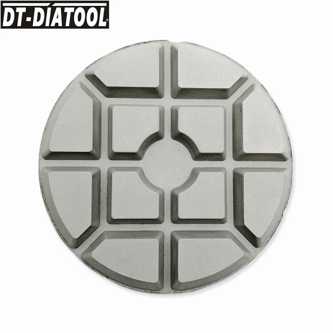 DT-DIATOOL 9 шт. диаметр 4 дюйма Алмазные бетонные полировальные колодки Толщина 10 мм 100