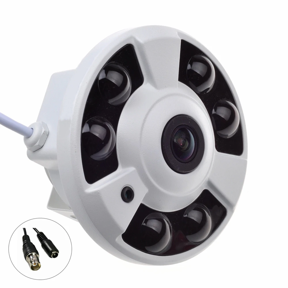 

Dome AHD Camera 4MP High Resolution Wide Angle 180 360 Degree Fisheye Home Security Camera 2MP 4MP AHD Surveillance IR Camera