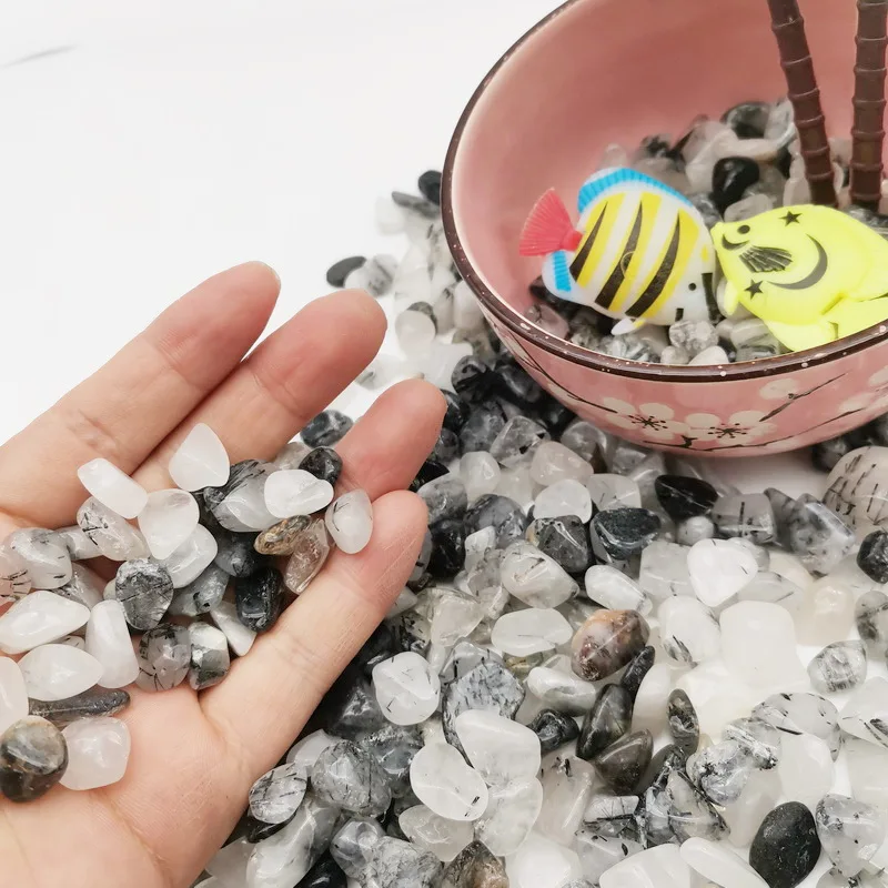 500 г кварцевый камень камни для камней барабанные минералы аквариума украшение