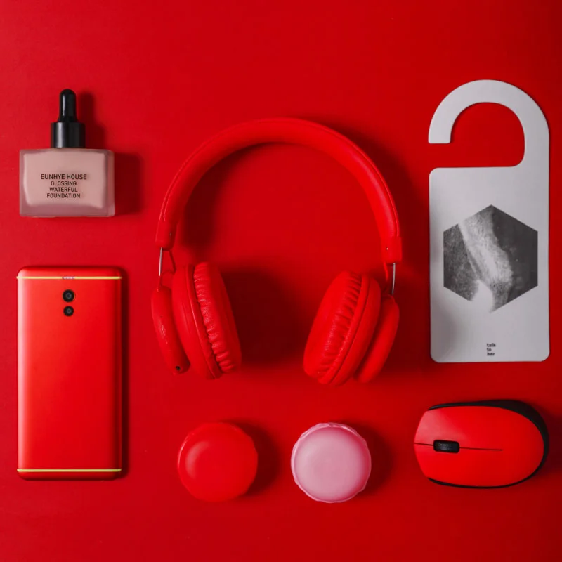 5 0 Bluetooth наушники милый розовый синий и красный цвета Цвет Девушки Дети стерео