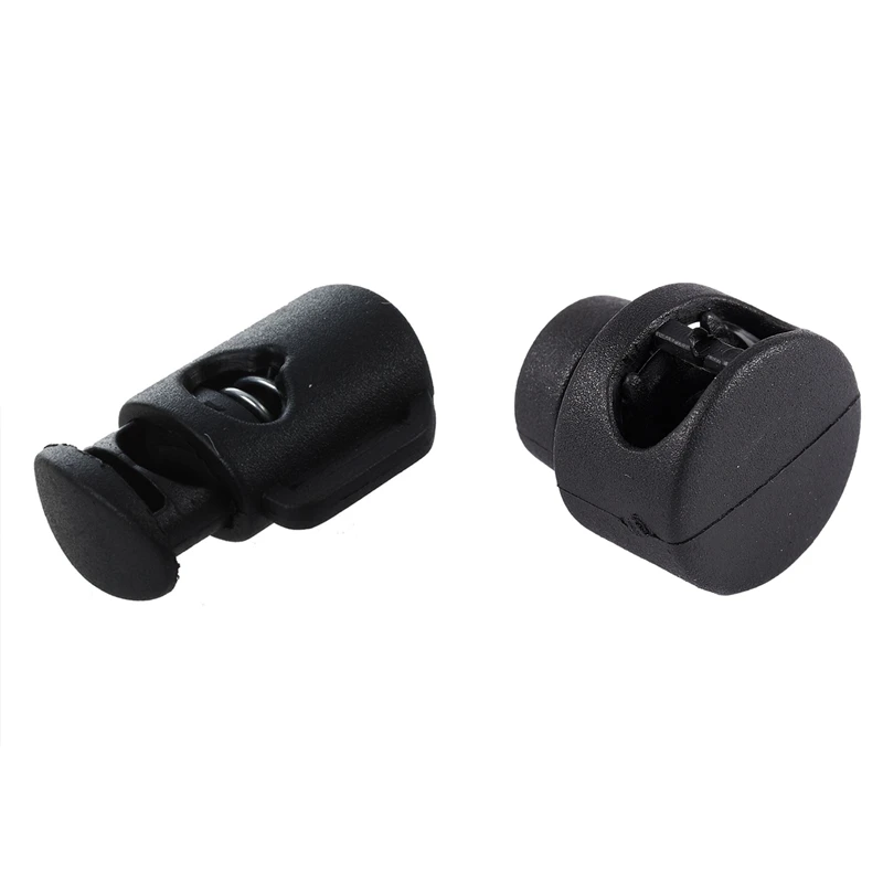 20 шт. с одним отверстием веревочный шнур фиксирует концы шнурок переключается