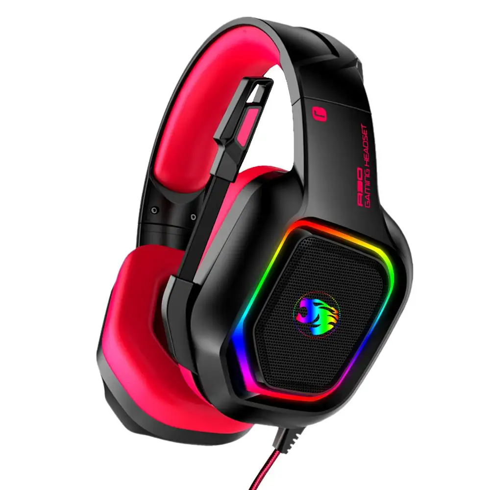 Игровые наушники Joinrun PS4 4D стерео RGB шатер гарнитура с микрофоном для нового