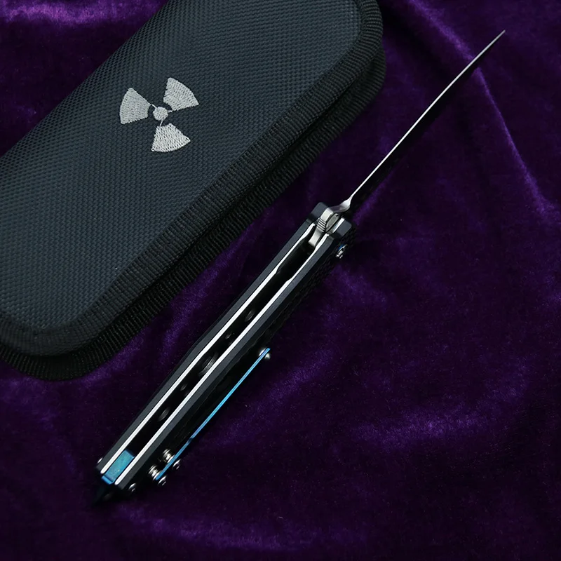 Складной нож NKAIED JR3392 Flipper карманный складной клинок из углеродного волокна и