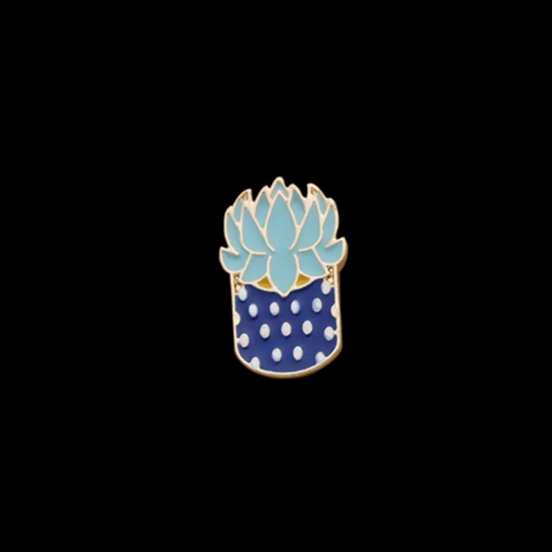 

RINHOO Lovely Badge Plant Potted Enamel Brooch Cactus Aloe Natural Plant Brooch Clothing Badge Collar Shoe Lips Pins Gift Kids