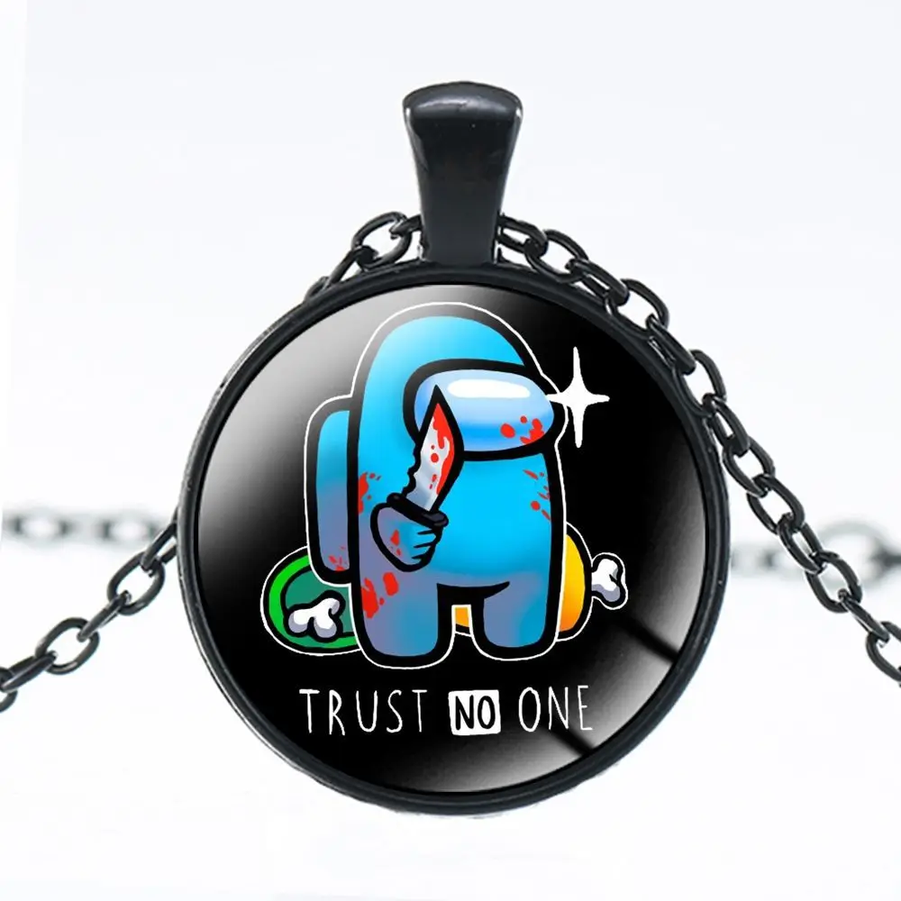 Лидер продаж ожерелье с фигуркой игровой FIMAODZ для женщин и мужчин стеклянный