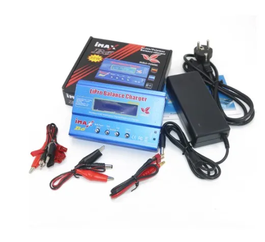 iMAX B6 80W Battery Charger Lipo NiMh Li-ion Ni-Cd Digital RC Lipro Balance Charger Discharger+ 15V 6A Adapter