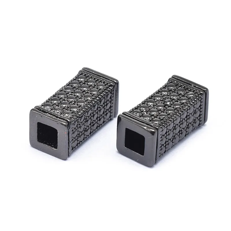 

30pcs Cuboid Rack Plating Brass Beads Long-Lasting Plated for Jewelry Making DY Bracelet Necklace Accessories Finding 17x8mm