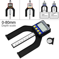digital depth gauge lcd height gauges calipers with magnetic feet for router tables woodworking measuring tools 0 80mm