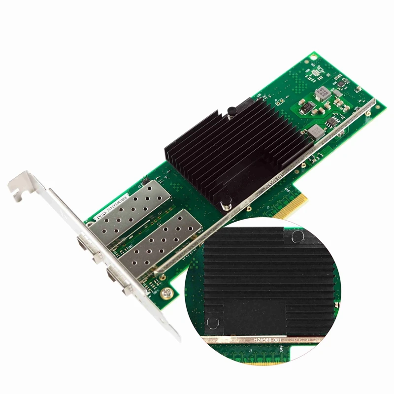 Сетевая карта 10 Гб PCI E NIC для X710 DA2 с чипом Intel двойной SFP + порт адаптер Express Ethernet Lan