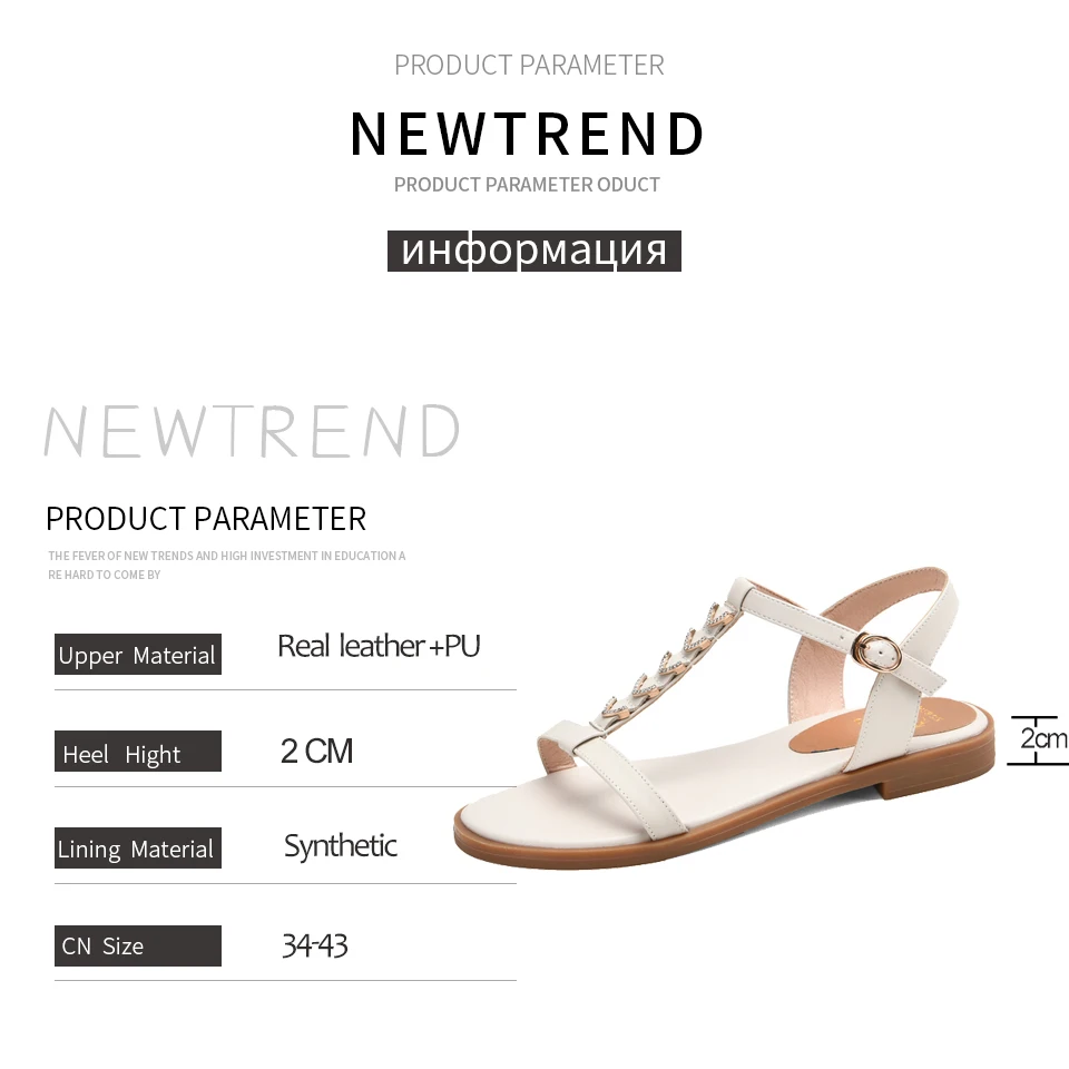 

ENMAYLA Low Heel Genuine Leather Casual Buckle Strap Women Sandals Basic Open Toe Heels Flat Sandals Women Sandals Summer 2020