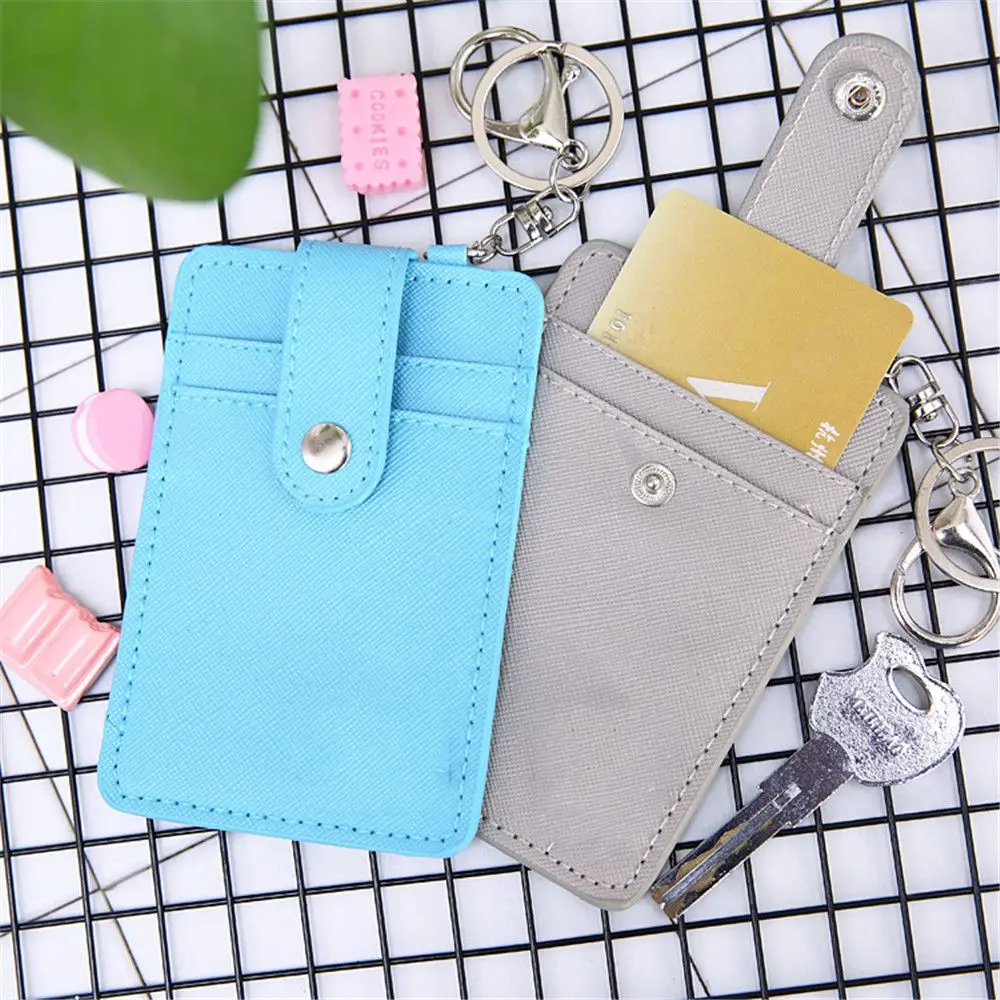 1 шт. держатель для карт Портативный Брелок ID Обложка автобусной карты банковские