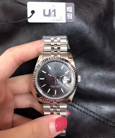 

Mens Women watch 36mm Medium Size datejust Automatic Mechanical Sapphire Glass Stainless Men Watches Female Wristwatches