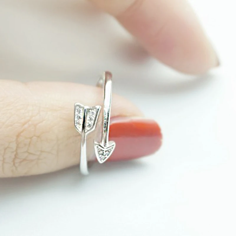 Женское Обручальное кольцо с кубическим цирконием в форме стрелы подарок для