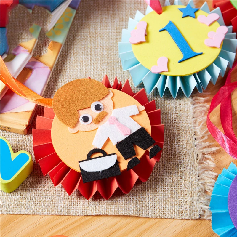 Детские игрушки для творчества сделай сам медаль папы детские развивающие детей