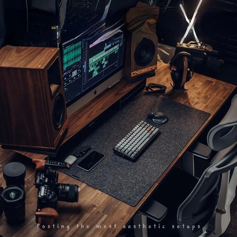 

Large XXL Office Computer Desk Mat Table Keyboard Big Mouse Pad Wool Felt Laptop Cushion Desk Non-slip Mat Gamer Mousepad Mat