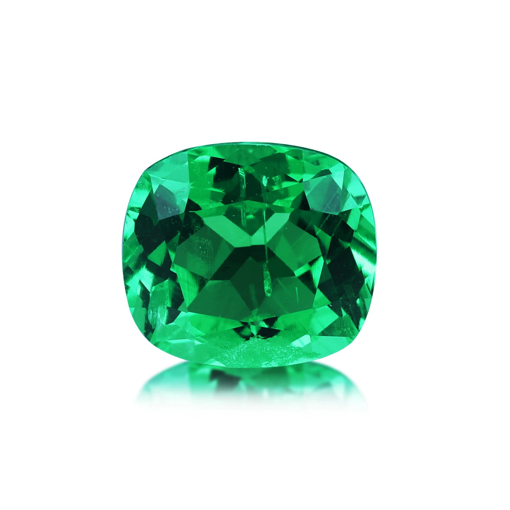 

Zhanhao Cushion 6.5x6.5mm 1.3 Karat Lab Creted Columbian Green Emerald Pirce Per Carat