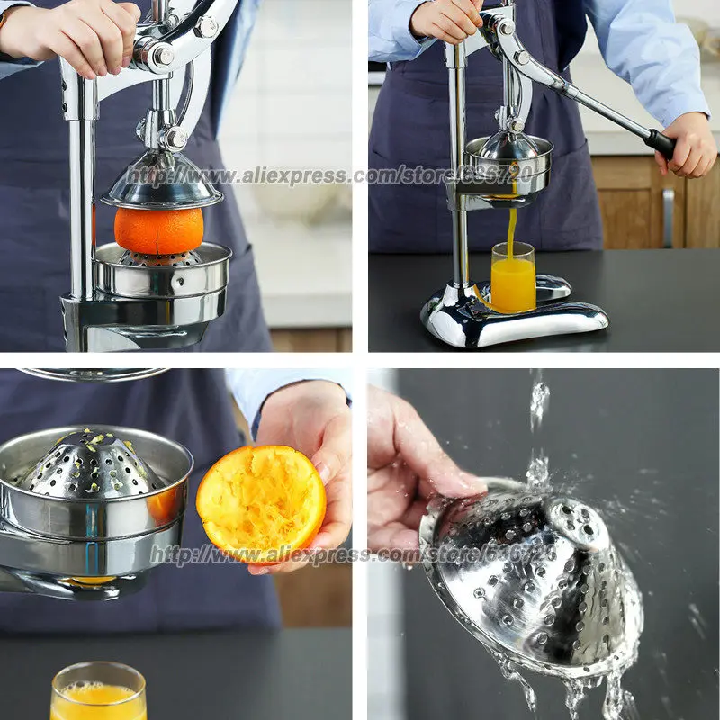 New in 2020 Stainless Steel press juicer squeezer citrus lemon orange pomegranate fruit juice extractor commercial or household | Бытовая