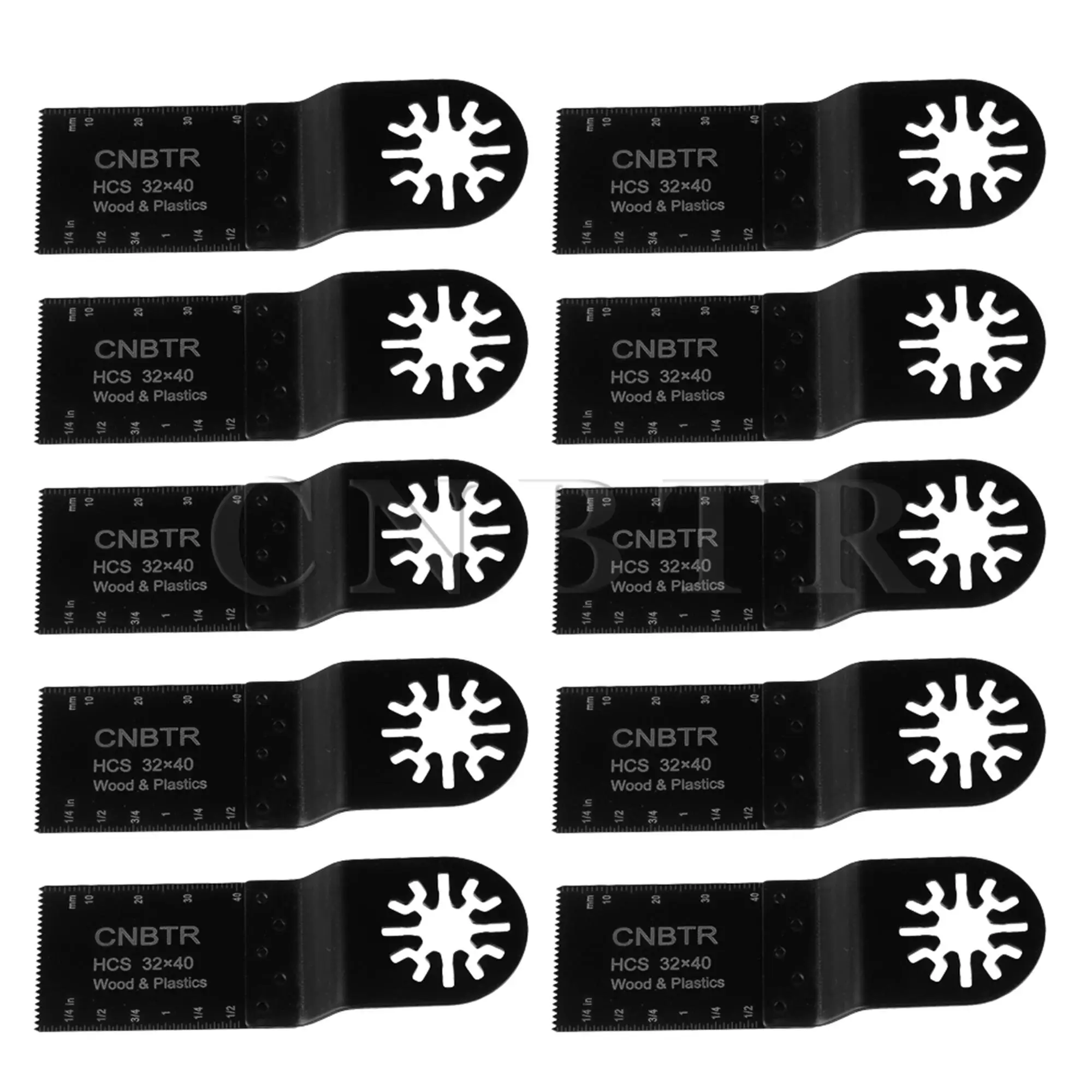 10 шт. CNBTR 32x40 мм черный Высокоуглеродистая сталь Универсальный Осциллирующий