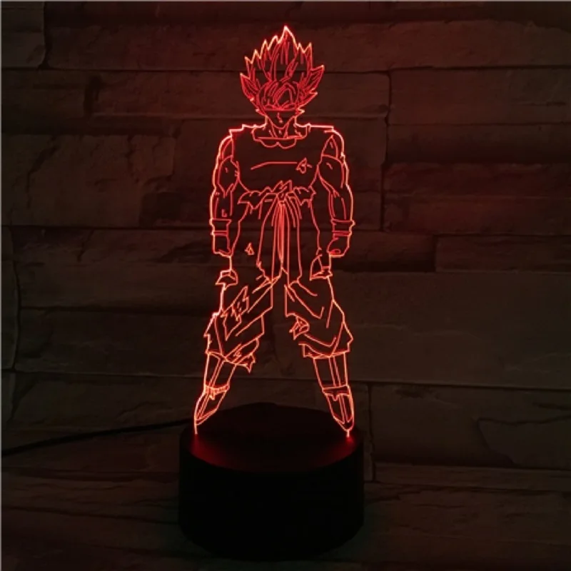 VCity 3D ночник Dragon Ball серии Goku мультфильм рисунок Touch беспроводной USB лампа атмосферное освещение домашний магазин стол современный декор