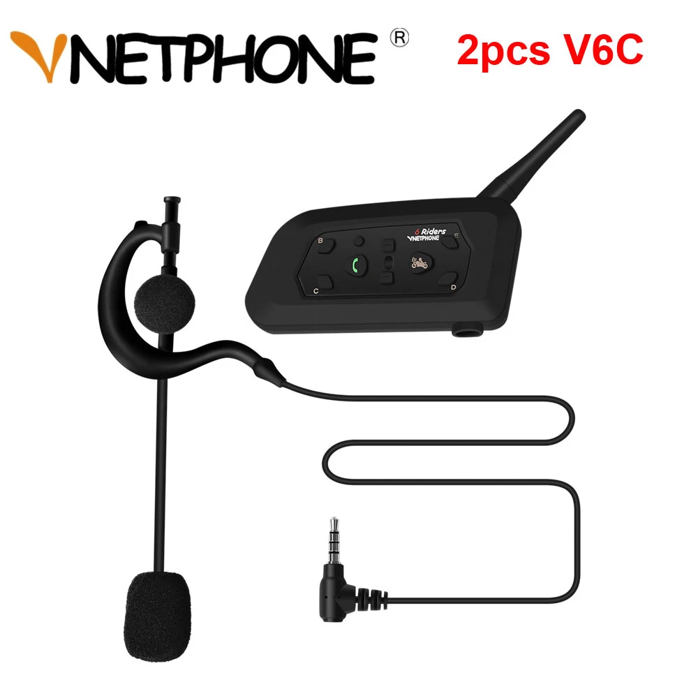 2 шт Vnetphone V6C профессиональный футбольный рефери домофон полный дуплекс 1200 м