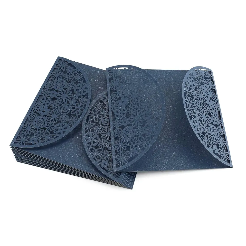 Складная Изысканная Обложка для пригласительных открыток с принтом жениха и