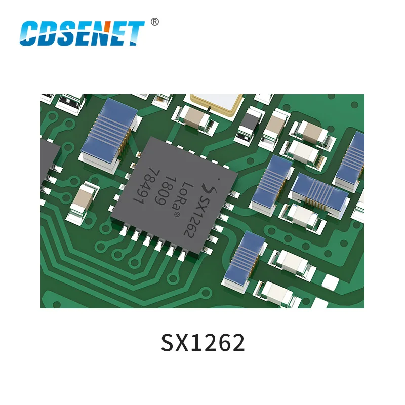SX1262 UART 868 МГц 915 МГц E22-900T22S LoRa сеть Рабочая RSSI беспроводной приемопередатчик 22dBm SMD IPEX отверстие для штампа TCXO РЧ модуль