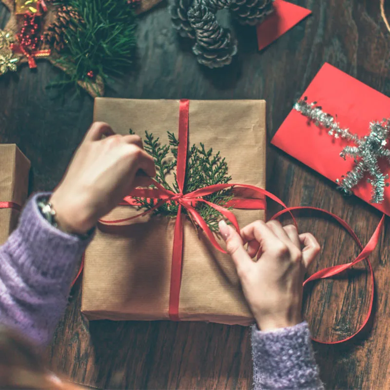 Christmas Ribbon Snowflake Printed For Handmade Craft Gift Wrapping Party Decorations | Дом и сад