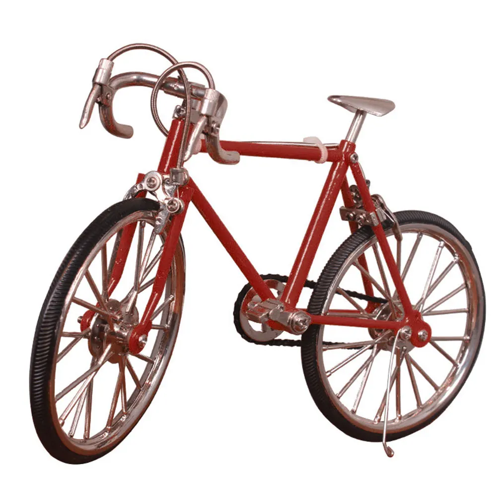 Модель велосипеда в масштабе 1:10 офисные литые игрушки подарок для дома имитация