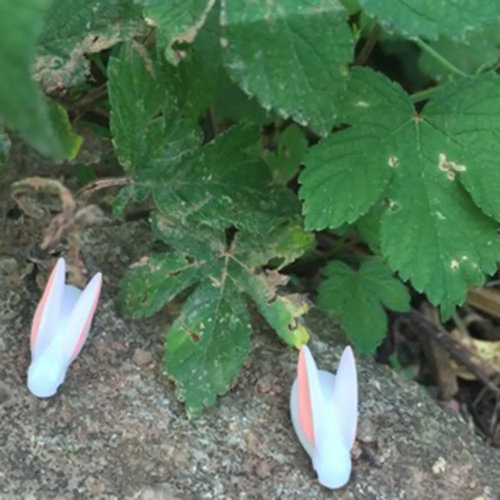 Мини кролик садовое украшение милая миниатюрная фигурка горшок для растений