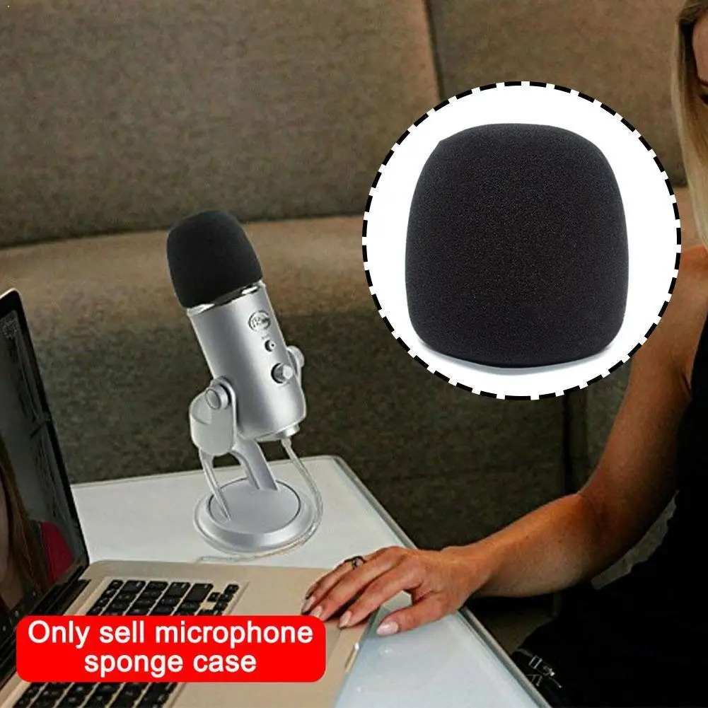 

Foam Microphone Windscreen For Blue Pro For the condenser microphones microphones as filter I5Z3