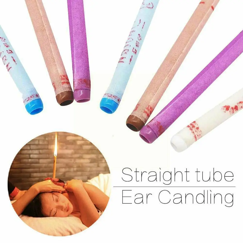 

Natural Ear Candles Ear Cleaning Wax Removal Tool Medical Wax Thermo-Auricular Cleaner Health Candle Therapy Indiana J7O6