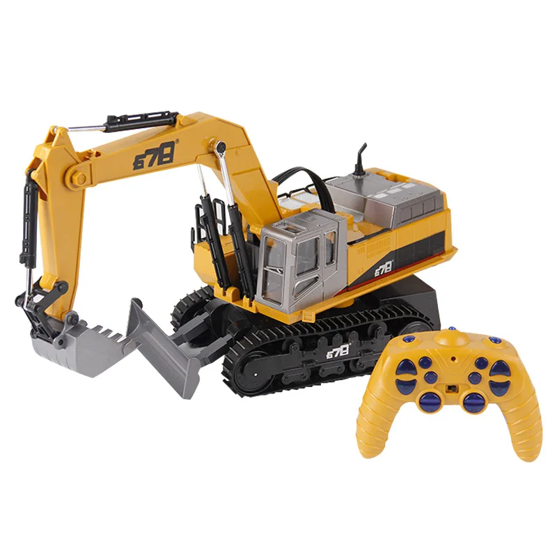 

Excavator 14 Channel Simulation 8065E Remote Control Engineering Vehicle 100m Remote Control Distance 2.4G Crane Toys For Kids