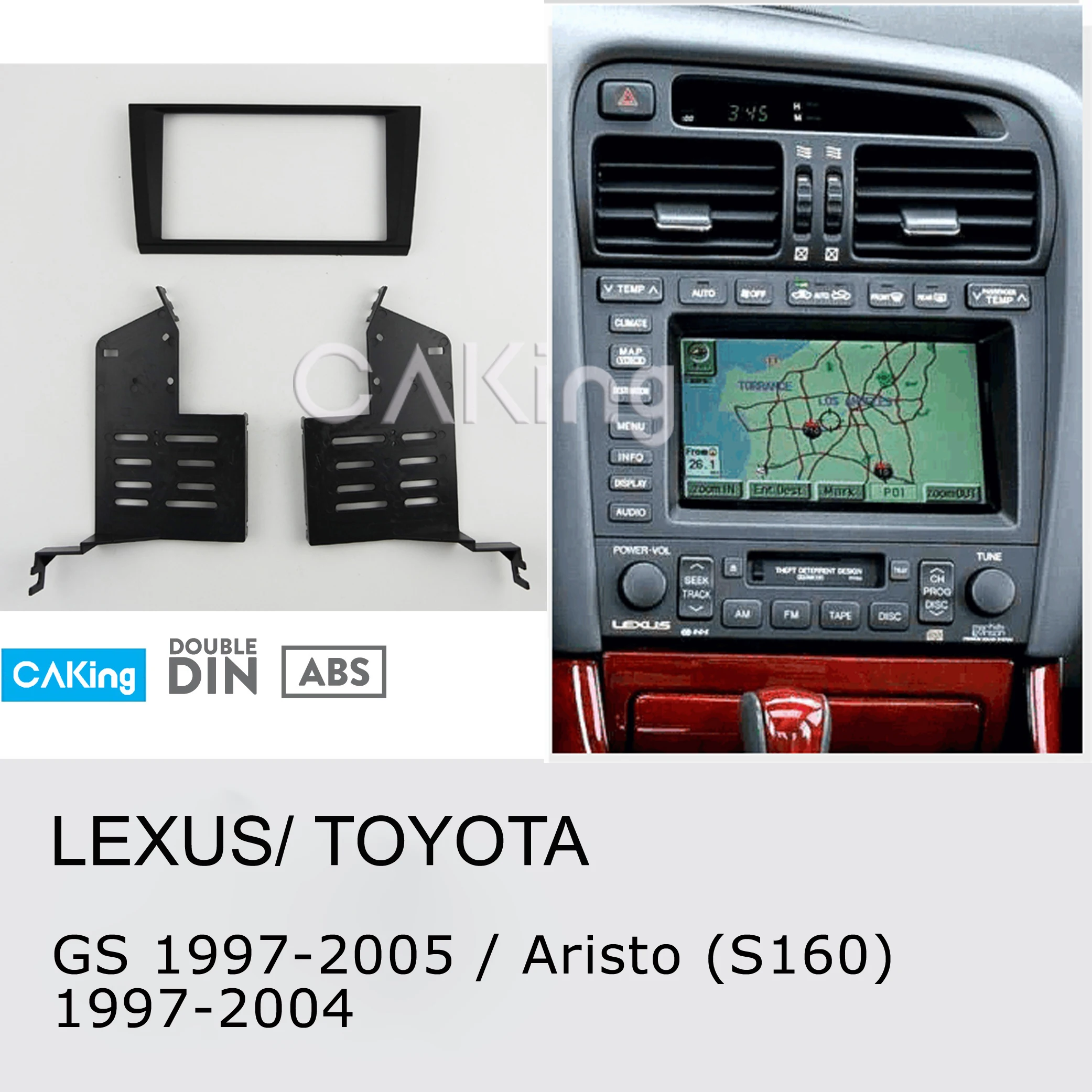 Автомобильная радиопанель Fascia Для Lexus GS 1997 2005Toyota Aristo (S160) 2004 комплект для